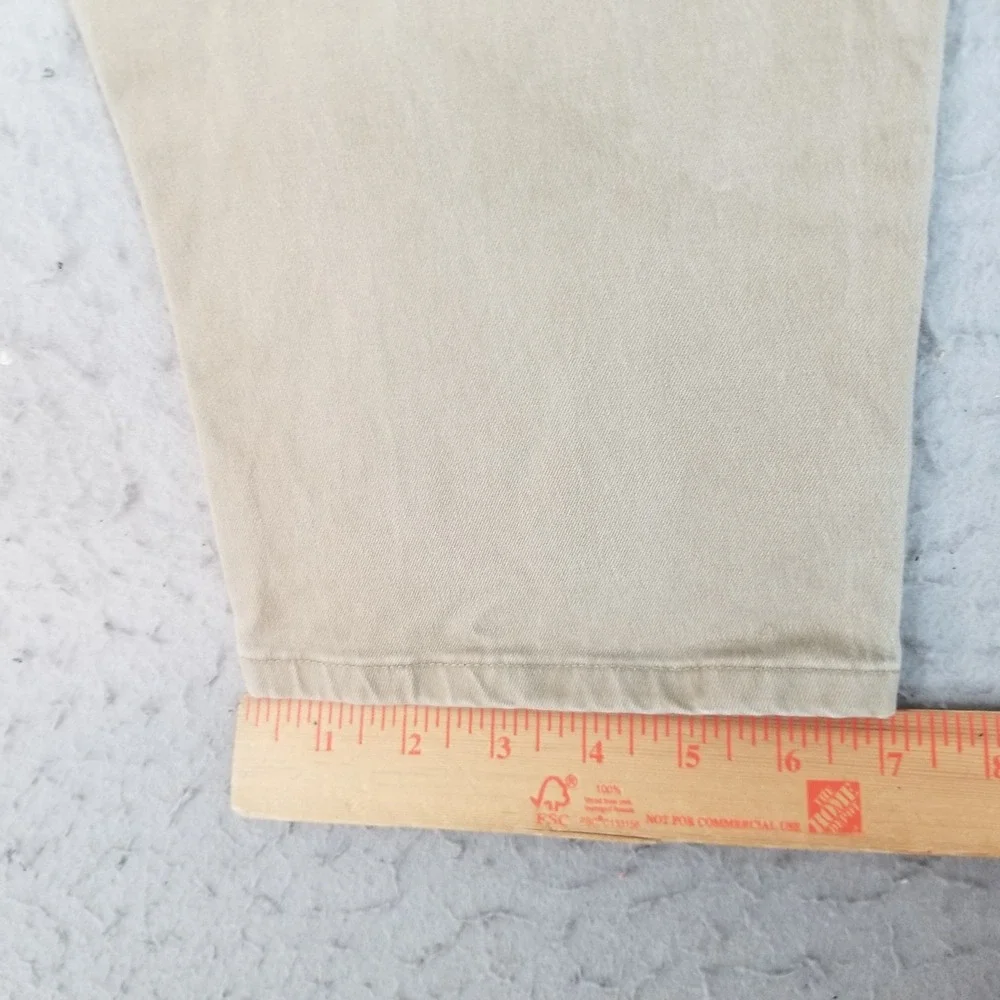 Dockers Pants Mens 31x32 Tan Khakis Straight Leg Stretch‎ Cotton Casual Chinos